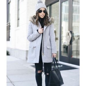 J.CREW chateau parka in Italian stadium-cloth 0 XS NWOT